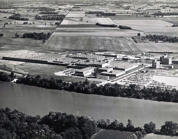 Aerial soup plant — 1957